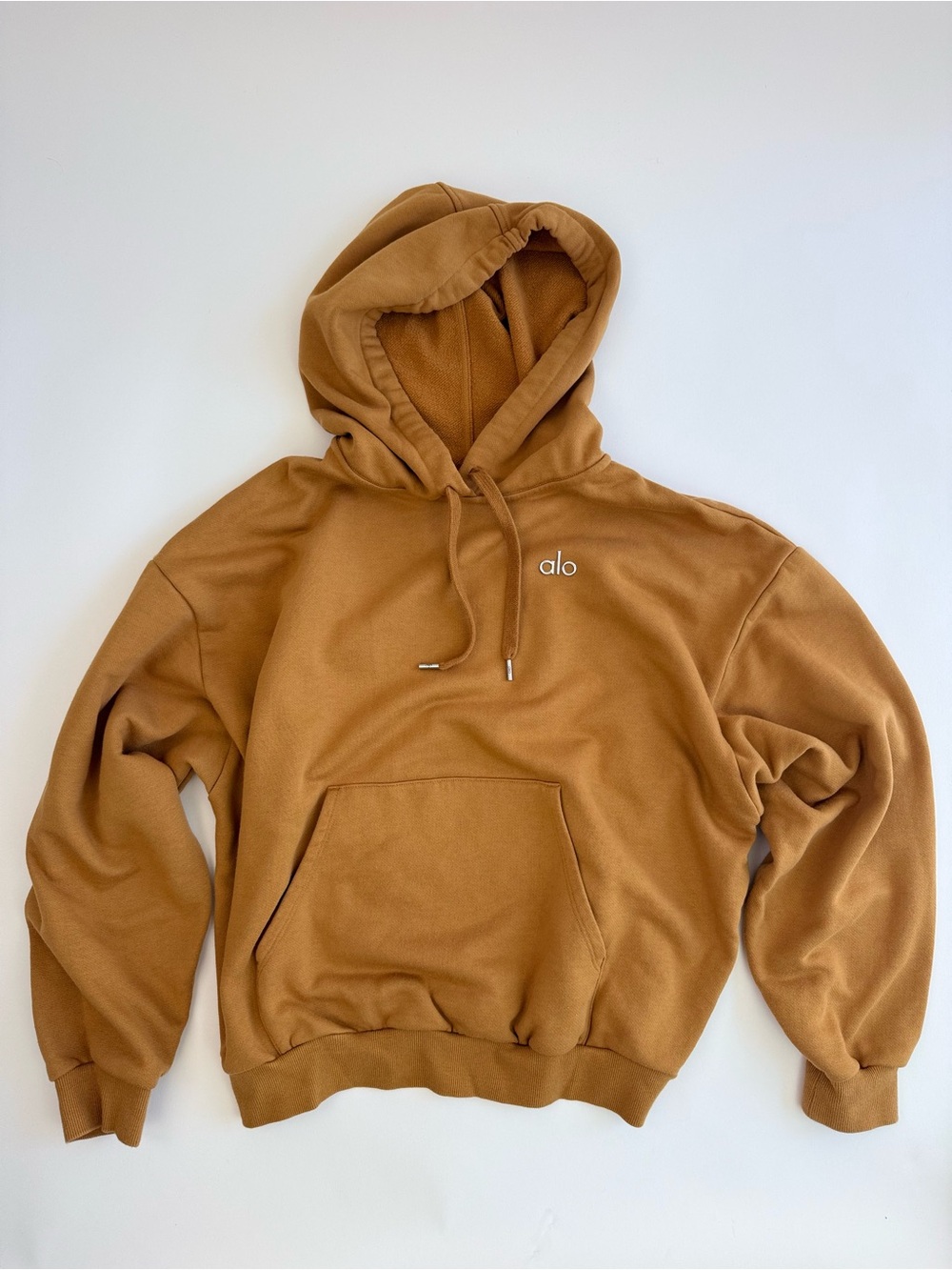 ALO Yoga Unisex Accolade Hoodie In Toffee sz M